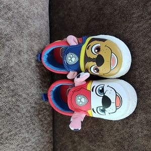 Boys / toddler size 7 paw patrol slip ons
